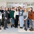 Гродзенскі медуніверсітэт наведалі школьнікі з гімназіі Лунінца