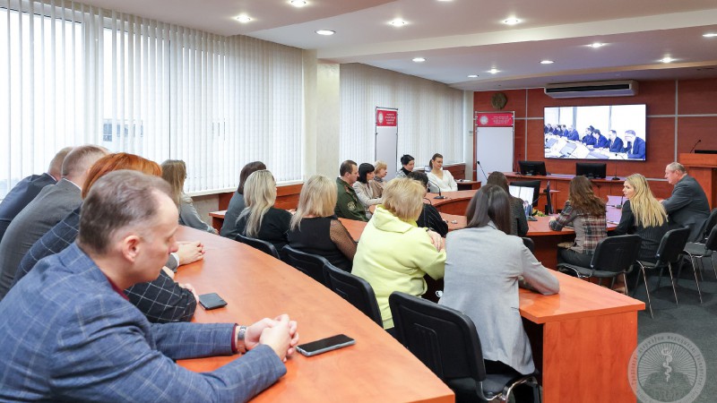 Кіраўніцтва і супрацоўнікі ГрДМУ прынялі ўдзел у семінары аб гістарычным шляху дзяржаўнага будаўніцтва