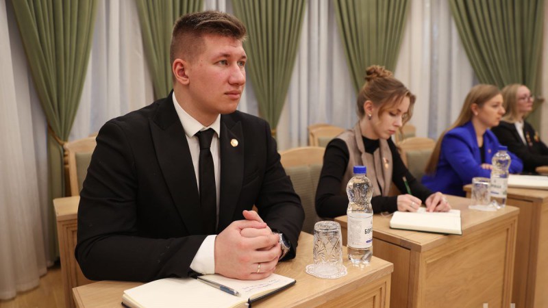 Студэнт ГрДМУ Мацвей Лянцэвіч прыняў удзел у асабістым прыёме грамадзян старшынёй Савета Рэспублікі Нацыянальнага сходу Рэспублікі Беларусь Наталлі Качанавай
