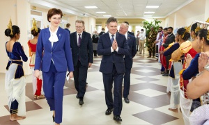 Deputy Prime Minister of the Republic of Belarus meets students of the University