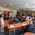 Meeting with the faculty’s students