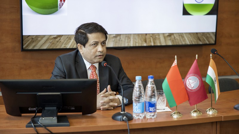 Ambassador Extraordinary and Plenipotentiary of India to the Republic of Belarus visited the Grodno State Medical University