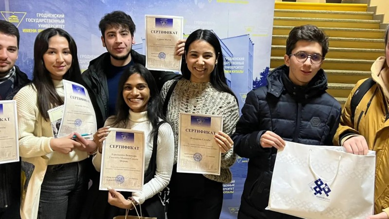 International students of GrSMU team won intellectual quiz game