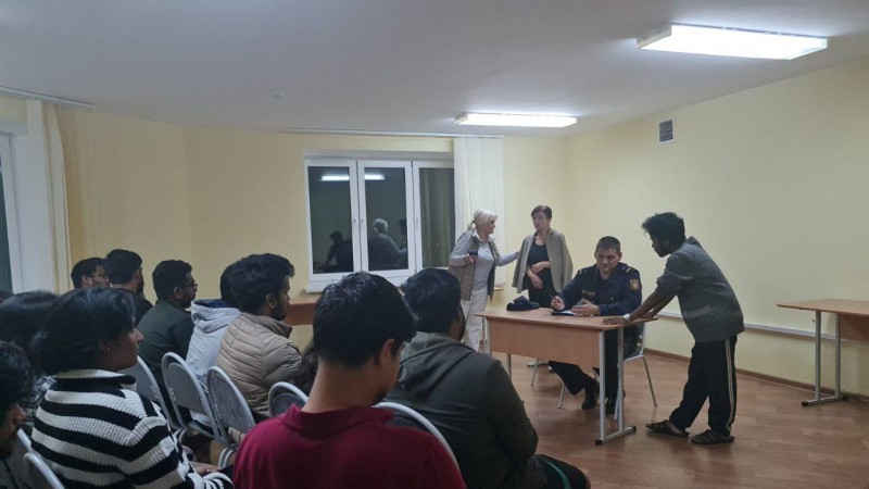 А meeting with the local inspector