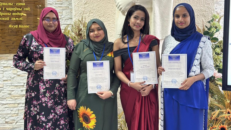 Crossroads of National Cultures. Students of the Medical Faculty for International Students of GrSMU Took Part in the Creative Welcoming Room