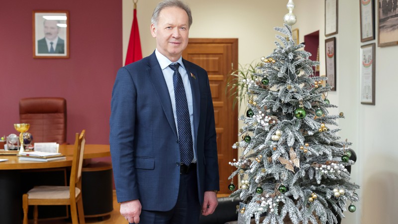 Merry Christmas and Happy New Year from Rector Igor Georgievich Zhuk