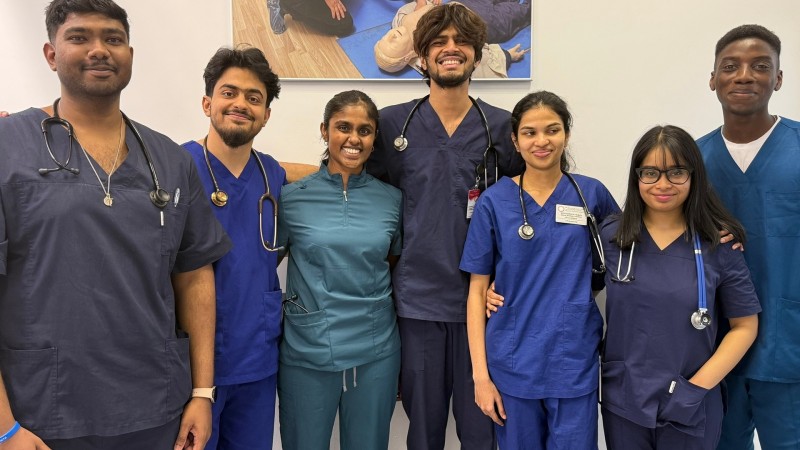 Students of the Faculty for International students took part in the International Student Olympiad on emergency medicine "Safety Zone"