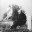 Иосиф КАМИНСКИЙ у памятника «Скорбящая мать», установленного в Хатыни в 1964 году. Фото сделано в 1965 году