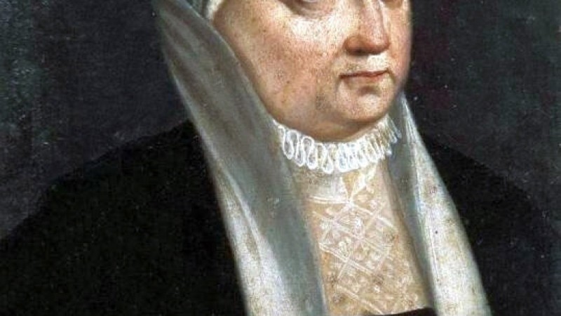 Бона Сфорца во вдовьем одеянии.