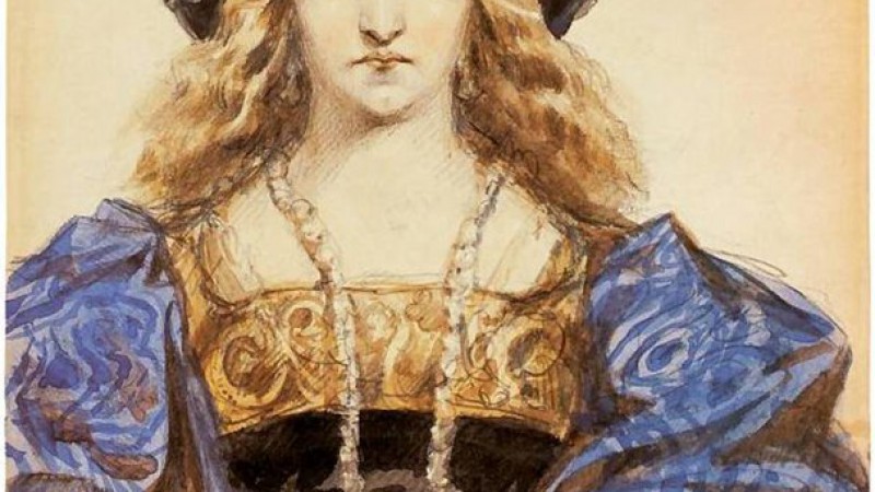 Портрет Боны Сфорца. Ян Матейко.