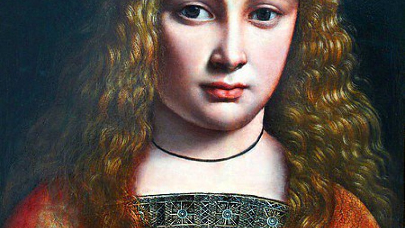 Портрет Боны Сфорца д’Арагона. Джованни Больтраффио.