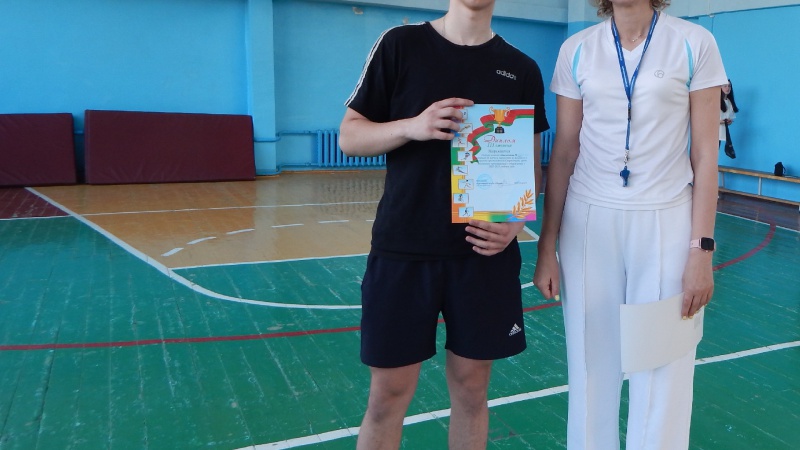 Команда общежитие №6 3 место