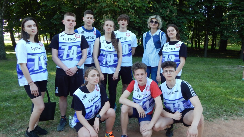 Команда №2 Лечебного факультета- бронзовый призер легкоатлетической эстафеты