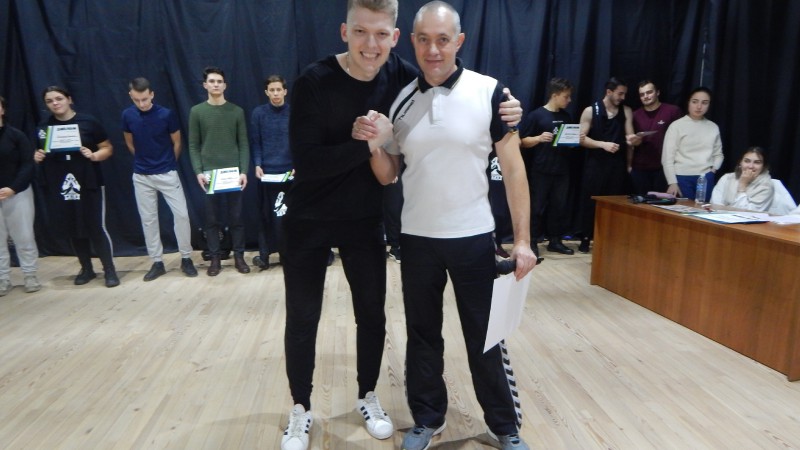 Серебряный призер турнира ТИТАН в весовой категории свыше 85 кг Покотило Максим (ГрГМУ)