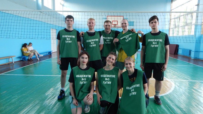 КОМАНДА общежитие №5 БРОНЗОВЫ ПРИЗЁР