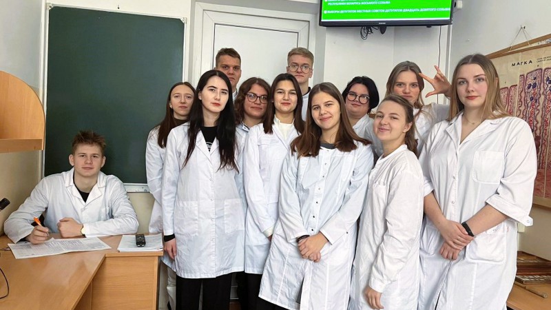 Информационный час на тему «25 февраля 2024 года – единый день голосования». 19 группа 2 курса лечебного факультета. Преподаватель Федина Е. М.