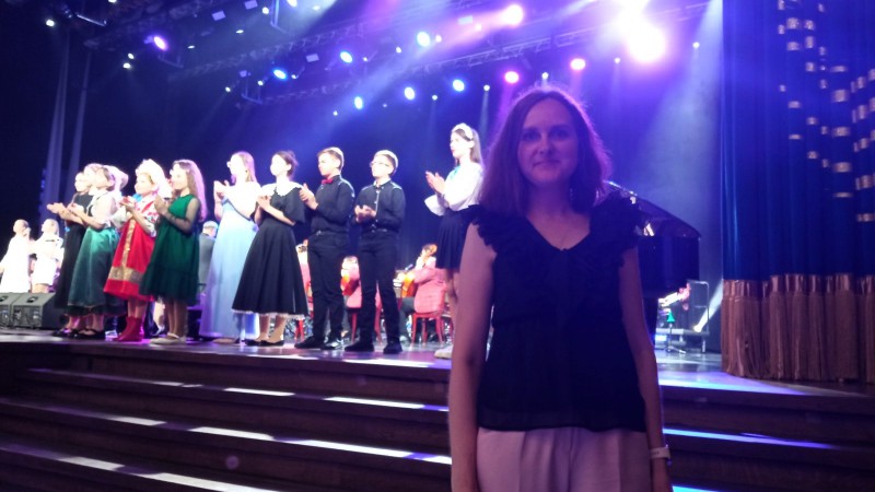 Грасевич О. В. на выступлении Национального академического концертного оркестра Беларуси имени М.Я. Финберга в Гродненской областной филармонии