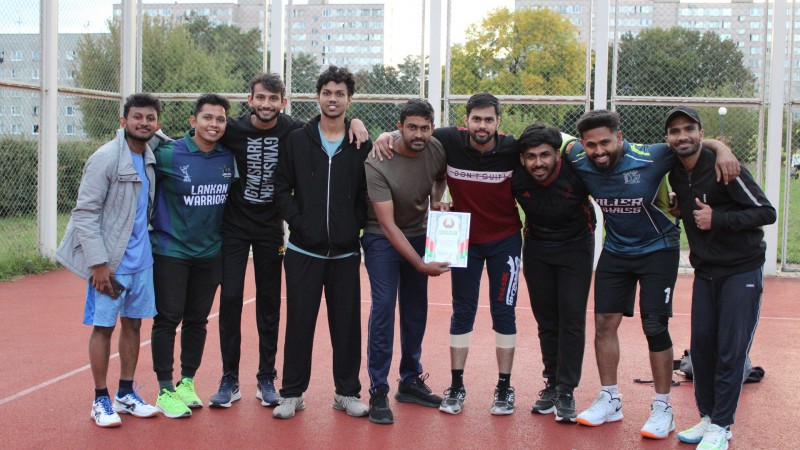 Серябрянный призёр матчевой встречи по волейболу общежитие №4 ФИУ