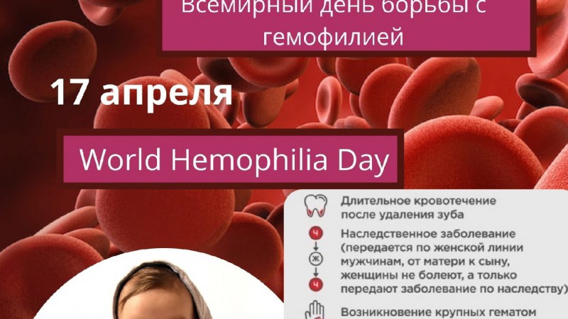 Всемирный день борьбы с гемофилией