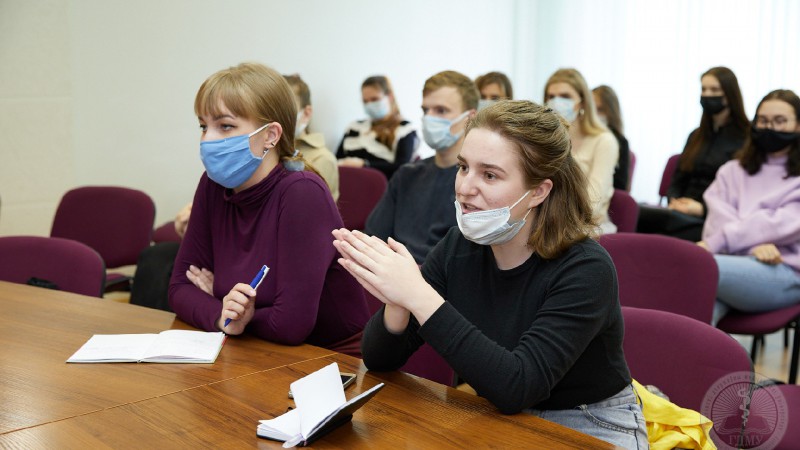 В ГрГМУ состоялась диалоговая площадка c председателем Гродненского областного Совета депутатов