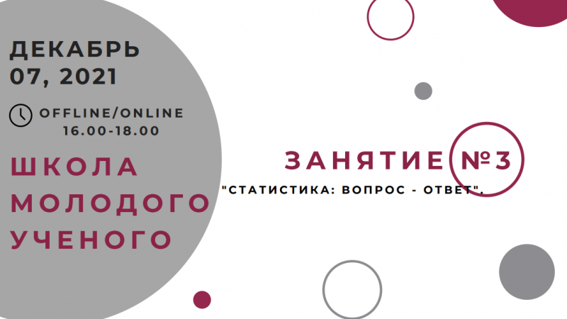 Заседание Школы молодого ученого