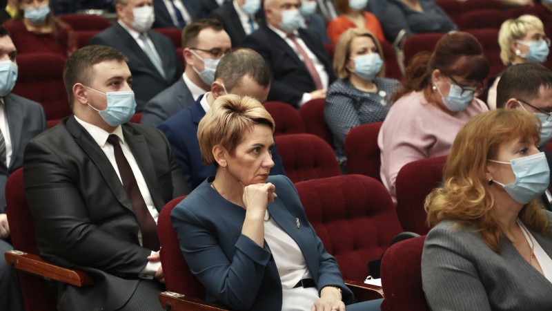 В ГрГМУ прошла расширенная итоговая коллегия главного управления здравоохранения Гродненского облисполкома