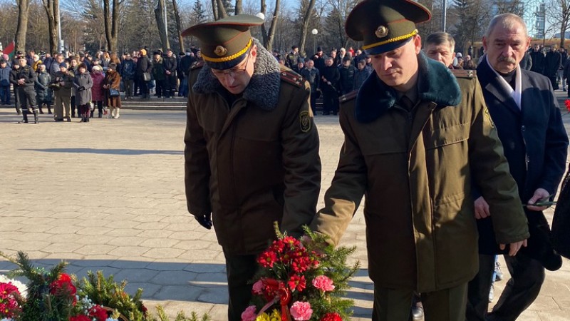 Митинг, посвященный 33-й годовщине вывода советских войск из Афганистана