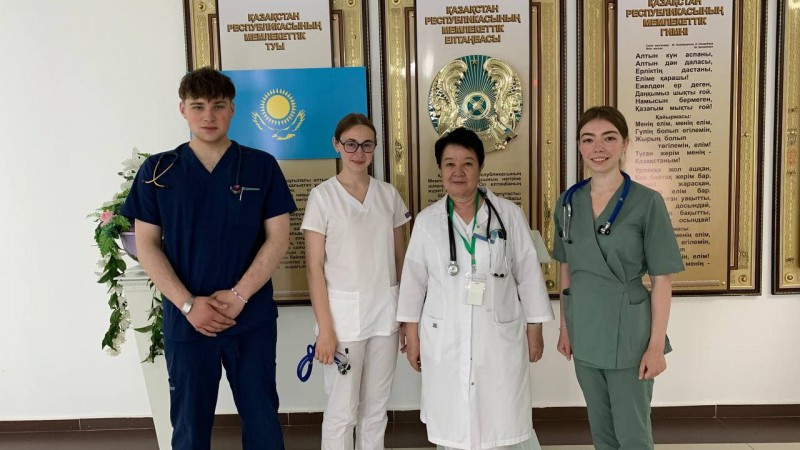 Студенты педиатрического факультета прошли производственную практику в  г. Нурсултан, Казахстан 