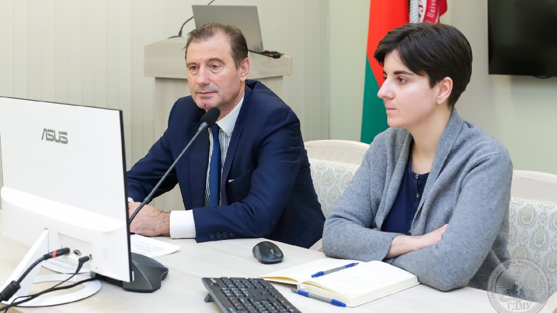 ГрГМУ принял участие в онлайн-конференции в сфере образования между высшими учебными заведениями Гродненской области и провинции Ганьсу