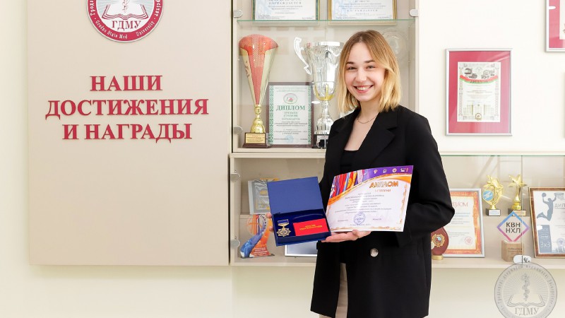 Студентка ГрГМУ Анастасия Вырковская – победитель международного проекта «Лучший студент СНГ-2023»