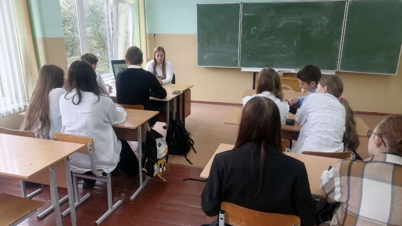 "Здоровый разговор": лекция в СШ№23