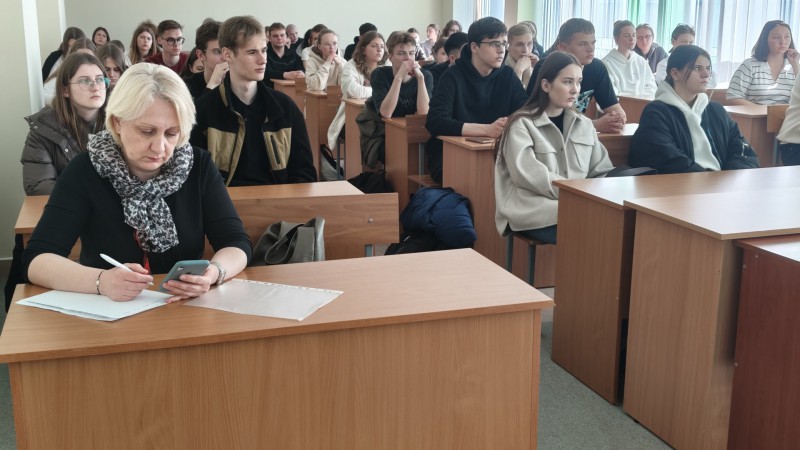 Встреча со студентами в рамках Европейской недели иммунизации