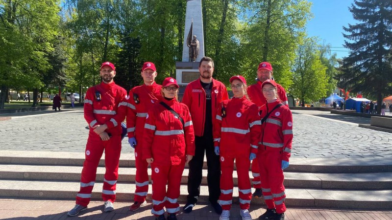 Дежурство на Пробеге мира