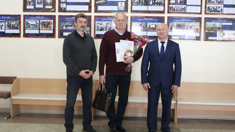 Поздравление начальника спортивного клуба «Медик» Николая Михайловича Виршича с 60-летним юбилеем!