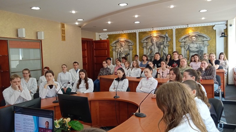 Лекция приглашенного преподавателя в рамках «Недели гигиены питания» в ГрГМУ