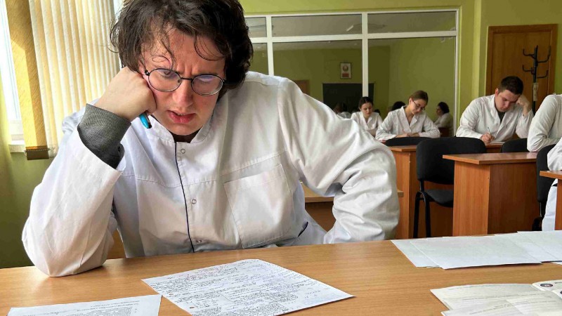 Экзамен на кафедре психиатрии и наркологии у студентов 5 курса МПФ