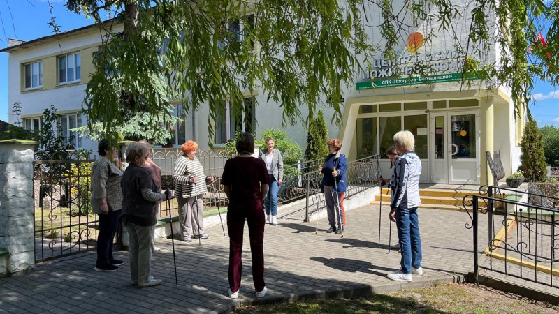 Лекция в центре досуга пожилых людей в агрогородке Вертелишки