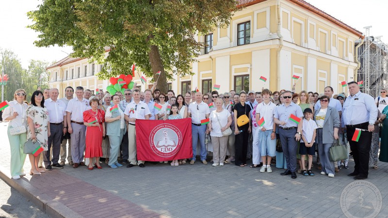 Гродненский государственный медицинский университет принял участие в праздновании Дня Независимости Республики Беларусь