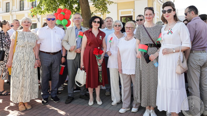Участие кафедры в мероприятиях, посвящённых празднованию Дня Независимости
