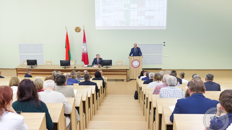 Заседание совета университета прошло в Гродненском медуниверситете