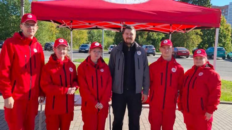 Волонтеры на Едином дне безопасности
