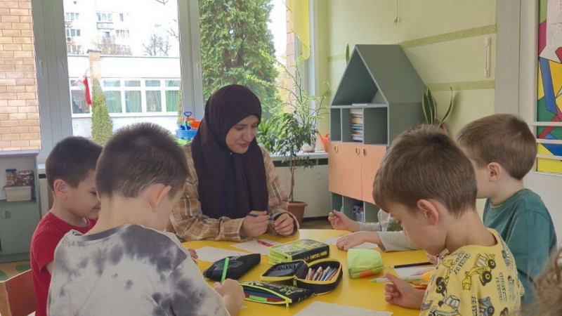 Волонтеры и дошкольники: развивающие игры