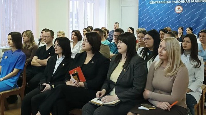 Встреча молодых специалистов с ректором ГрГМУ в Мостовской ЦРБ