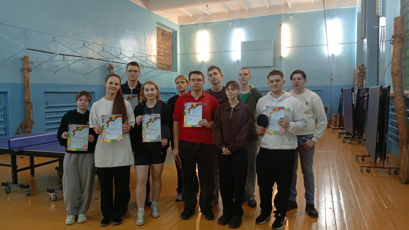 Личное первенство по настольному теннису медико-диагностического факультета