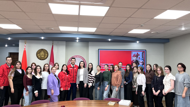 В Гродненском медуниверситете состоялась встреча с представителями областной организации Белорусского Красного Креста