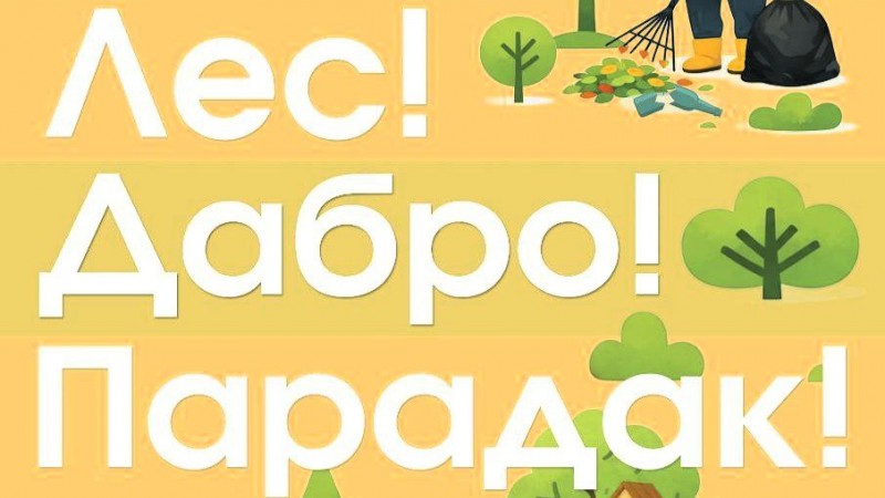 Минлесхоз приглашает белорусов принять участие в акции «Лес! Дабро! Парадак!»