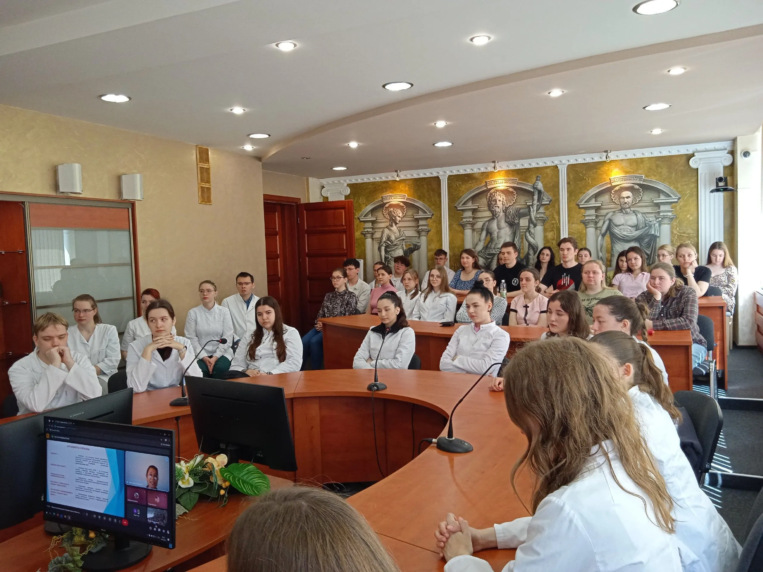 Лекция приглашенного преподавателя в рамках «Недели гигиены питания» в ГрГМУ