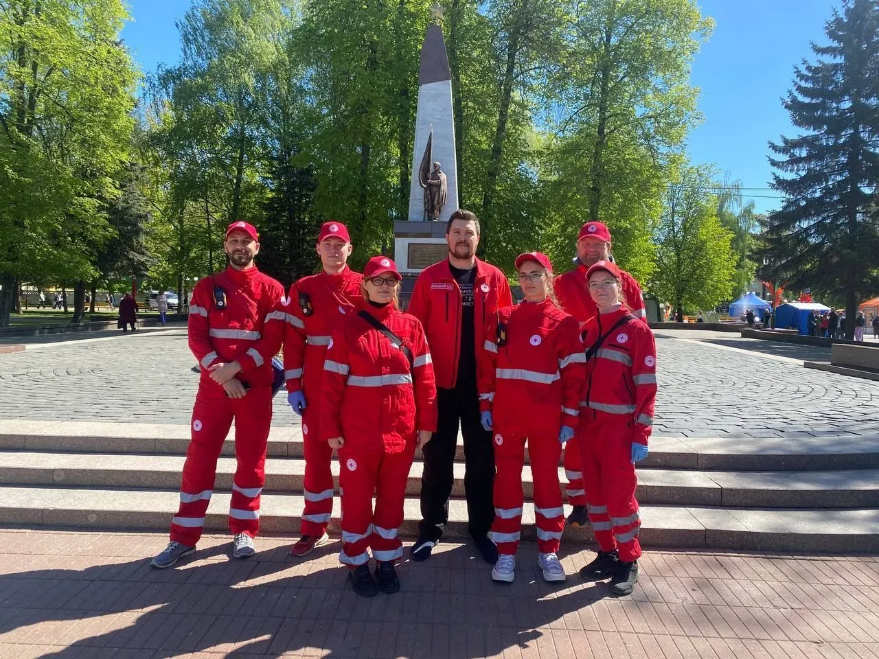 Дежурство на Пробеге мира