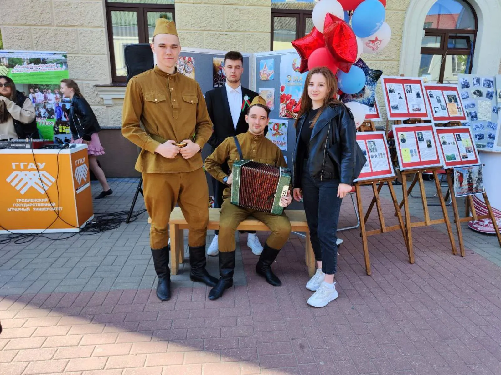 Члены военно-патриотического клуба приняли участие в мероприятиях, посвященных Дню Победы