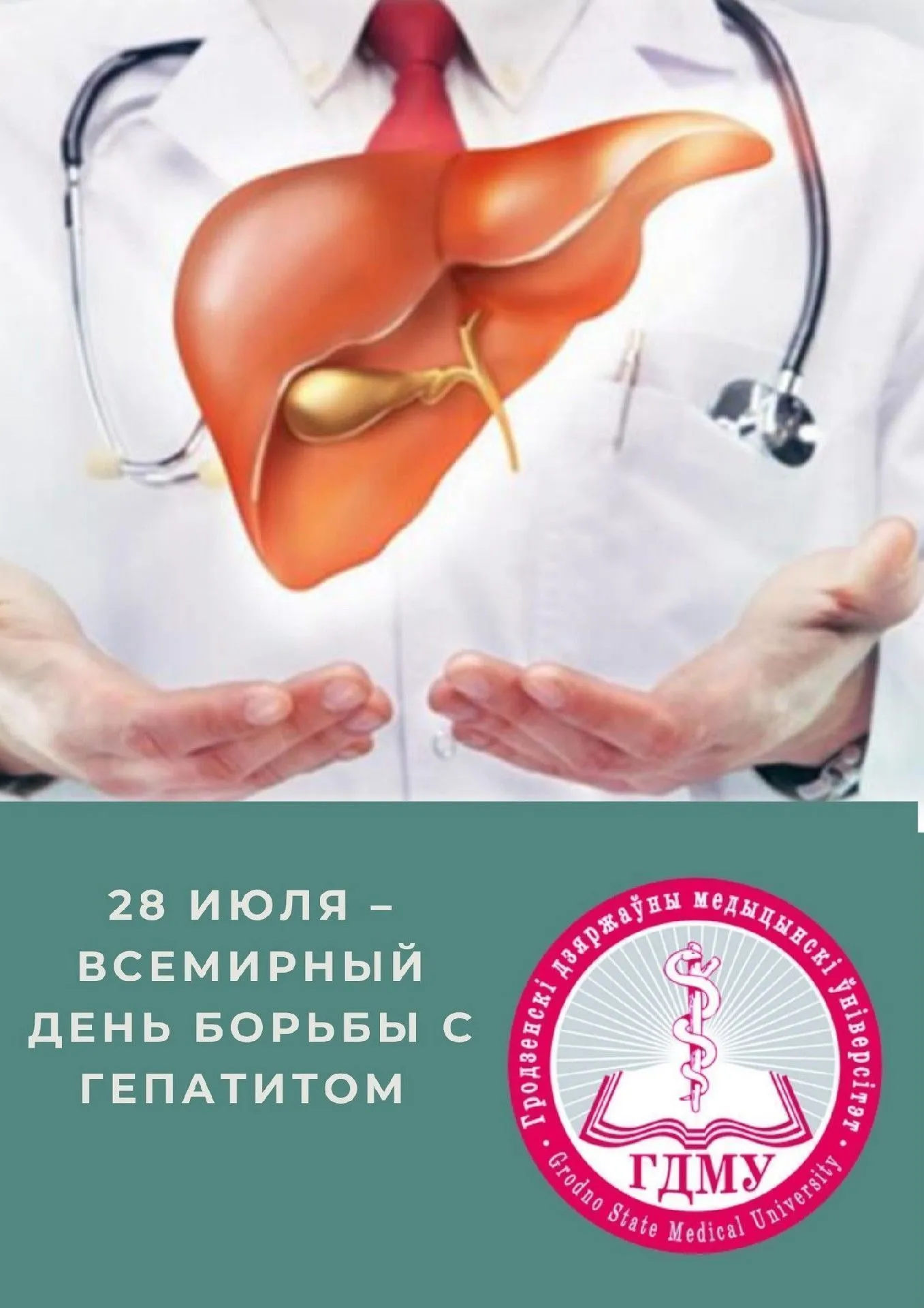 28 июля – Всемирный день борьбы с гепатитом